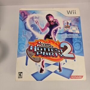 NOS Konami DDR Dance Dance Revolution Wii Dance Mat Controller Box Manual Unused